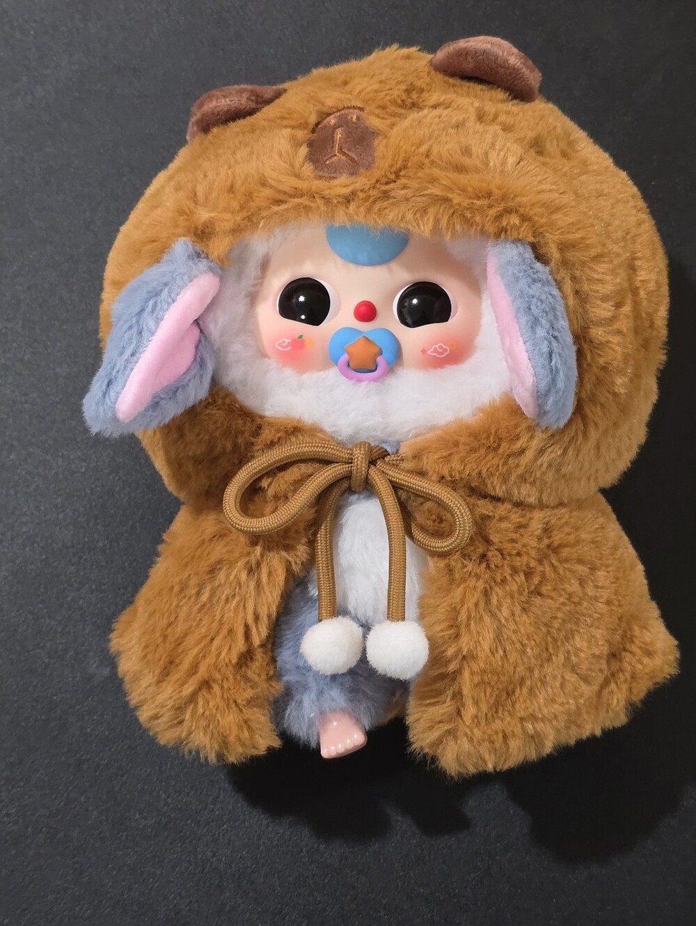 Baby Three Im Not Your Hero Plushie Capybara Donkey Warrior with Pacifier